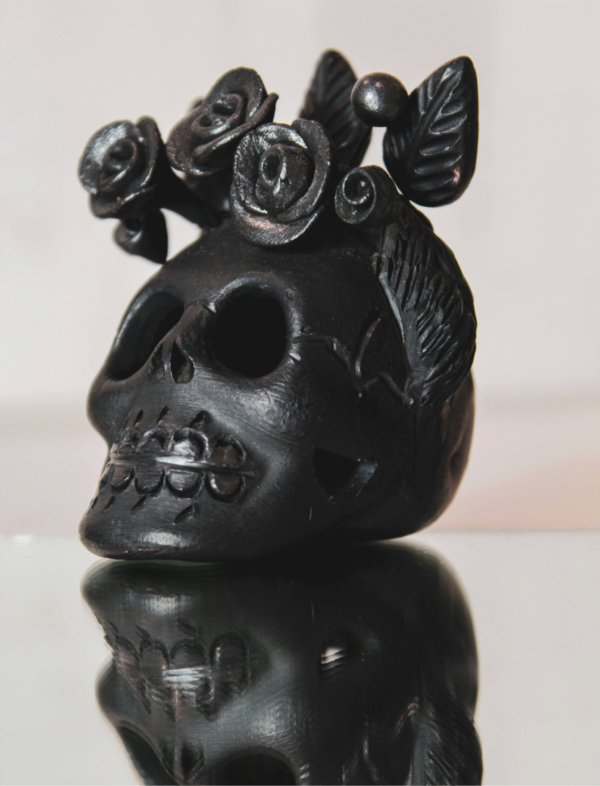 Calavera Clay Sculpture